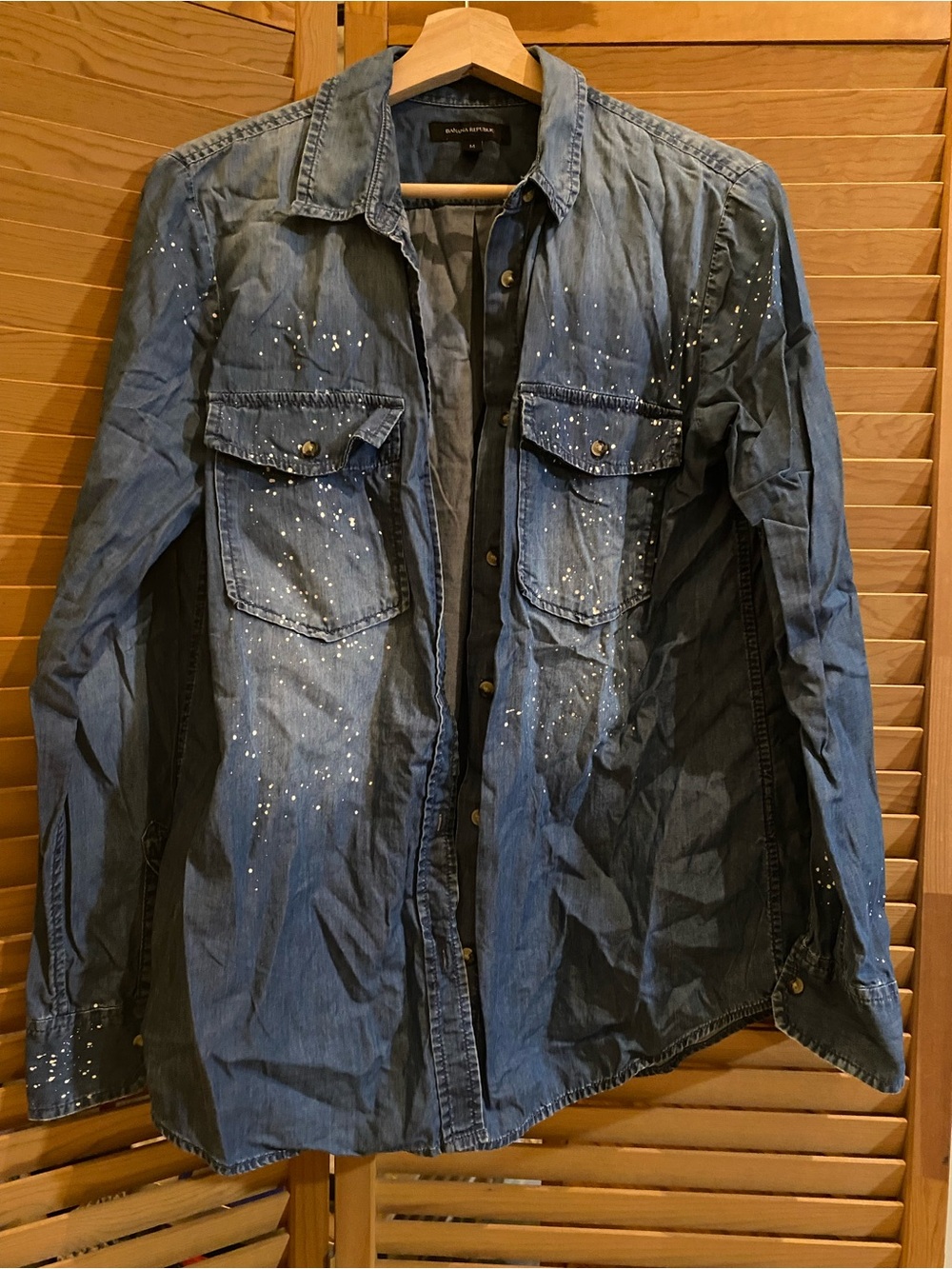 Banana Republic Blue Chambray Shirt